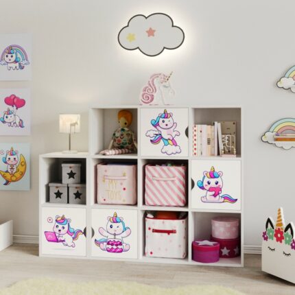 Furnica Kids Unicorn Wardrobe کمد کودک تکشاخ فرنیکا کیدز