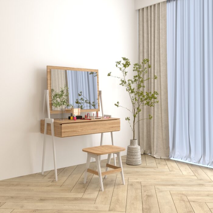 ست میز آرایش فرنیکا هوم کلکسیون نجوای چوبی Whisperwood