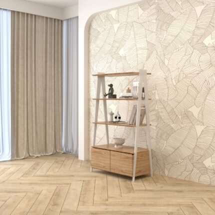 شلف و کتابخانه فرنیکا هوم کلکسیون نجوای چوبی
