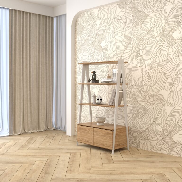 شلف و کتابخانه فرنیکا هوم کلکسیون نجوای چوبی